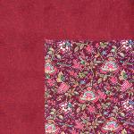 Nappe Carrée Coton Cassis motif Provençal "Colombes"