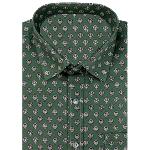 Chemise coton Verte Provençale motif Indianaire