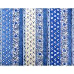 Set de table matelassé 35X45 Bleu motif provençal Gordes