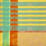 Lot de 6 Sets de table Jacquard Franais Jaune Epis jaunes
