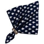 Serviette de table tissu Provençal bleue motif Indianaire