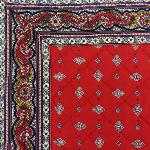 Set de table matelassé 35X45 Rouge motif Calissons
