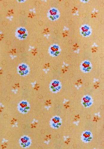 Tissu Provençal Beige motif Fleurettes Laize 170cm