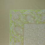 Nappe Carrée Coton Beige motif Provençal "Campano"
