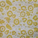 Nappe Rectangulaire Provençale "Flora" Jaune Doré