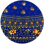 Nappe Ronde Bleue 180 cm joli motif Provençal "Farandole