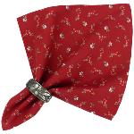 Serviette de table 45x45 cm Rouge motif Provençal Hava