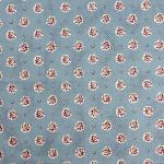 Serviette de table tissu Provençal bleue motif Fleurettes