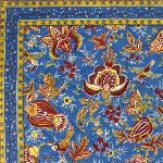 Set de table matelassé 30x45 Bleu motif Colombes