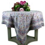 Nappe Carrée Coton Multicolore motif Provençal "Champêtre"