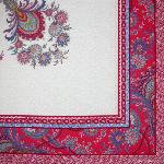 Nappe Framboise 100% Coton Carrée - Motif Haveli