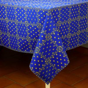 Nappe Rectangulaire 150x300 cm Provençale Bleue "Patchwork