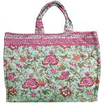 Sac Provençal Matelassé Cabas Colombes Menthe