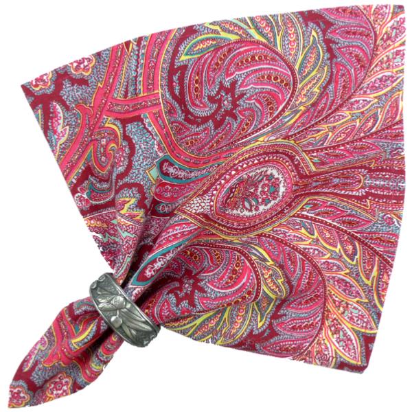 Serviette de table Provençale Valdrôme grenadine motif ...