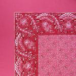 Nappe Carrée Coton Rose motif Provençal "Campano"
