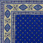 Tapis matelassé Provençal Esterel "Bleu" 75x75 cm