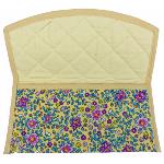 Pochette à serviette Provençale beige motif printemps