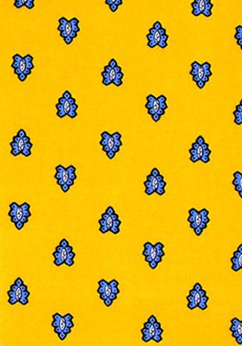 Coupon Tissu Provençal Jaune motif Abeilles 1,50 x 0,40 m