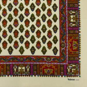 Foulard Provençal Calissons beige 50x50 cm