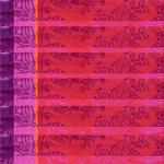 Lot de 6 Sets de table Jacquard Franais Rouge motif jaune