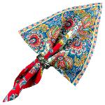 Serviette de table 55X55 cm Rouge motif Provençal Arles