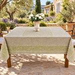 Nappe Rectangulaire Beige  motif Provençal "Campano"