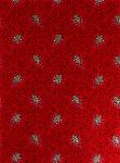 Tissu 100% coton 149 cm motif Campano Rouge Gardenia