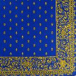 Foulard Provençal lavandin bleu 60x60 cm