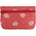 Pochette Provençale "Magnolia", Rouge motif Lotus