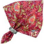 Serviette de table Provenale Valdrme rouge motif colombes