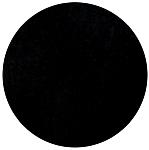 Nappe Ronde 100% coton Noire unie diamètre 200 cm