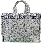 Sac Provençal Matelassé Cabas Champêtre Gris