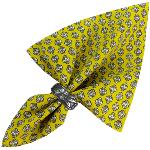 Serviette de table 45x45 cm Jaune motif Bastidin