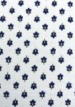 Tissu Provençal Percale 100% Laize 148 cm Lavande Blanc