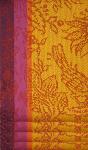 Lot de 4 Torchons Jacquard 55x80 cm motif Colombes Briques