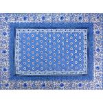 Set de table matelassé 35X45 Bleu motif provençal Gordes