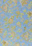 Tissu Provençal 100% coton Laize 175 cms bleuté colombes