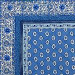 Set de table matelassé 35X45 Bleu motif provençal Gordes