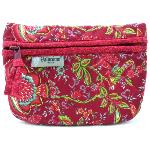 Pochette Provençale "Magnolia", Rouge motif Colombes