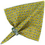 Serviette de table motif Provençal Bastide Jaune Ocre