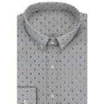 Chemise Grise Provençale manches longues motif Bonis