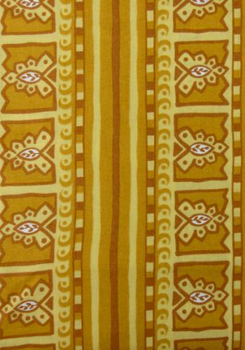 Tissu Provençal Galon 100% coton 170 cm Roussillon Ocre