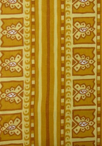 Tissu Provençal Galon 100% coton 170 cm Roussillon Ocre