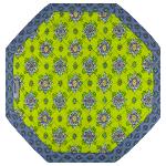 Set de table orignal octogonal vert motif Batiste