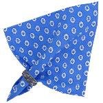 Serviette de table motif Proven�al "Gordes", coloris Bleu