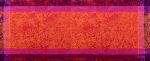Chemin de table Jacquard 55x220cm motif Colombes Rouges