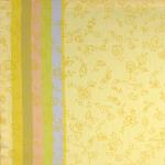 Nappe Rectangulaire Provençale Jacquard Jaune fleurs