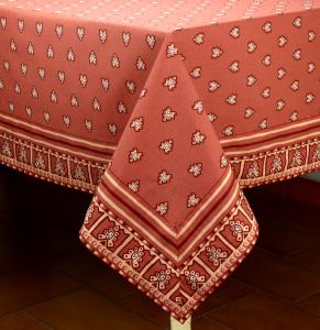 Nappe Rectangulaire 170 x 225 cm Brique "Roussillon