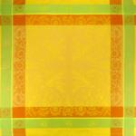 Serviette de table jacquard jaune épis jaune