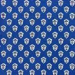 Serviette de table 45x45 cm Bleue motif Bonis